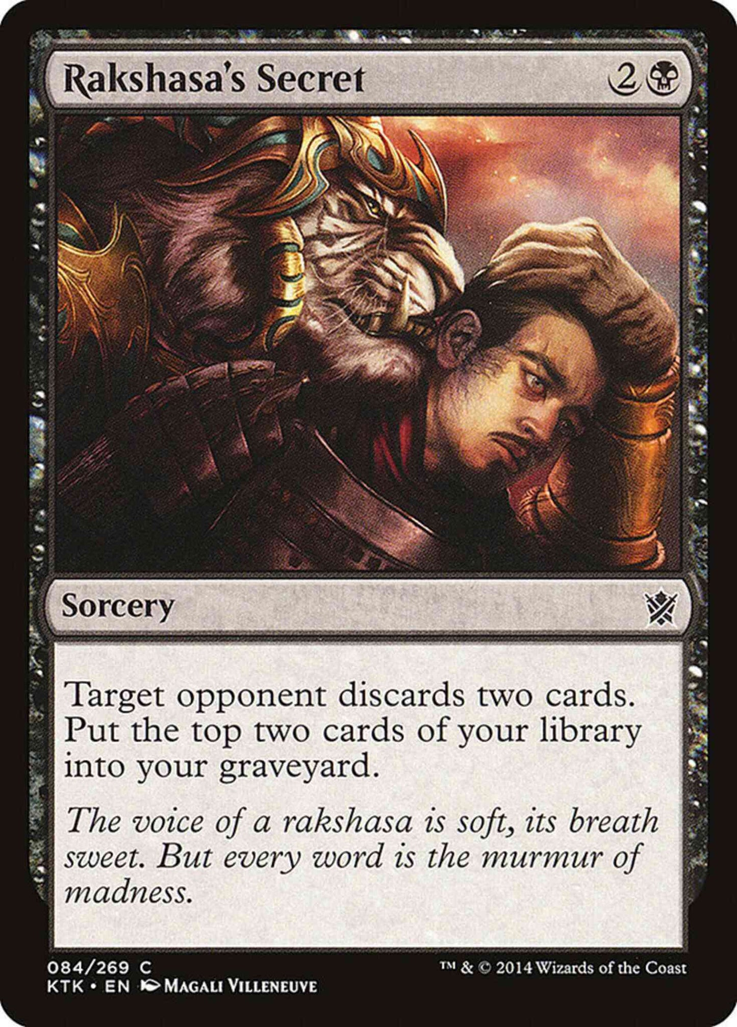 Rakshasa's Secret [84] [Khans Of Tarkir] [Non-Foil]