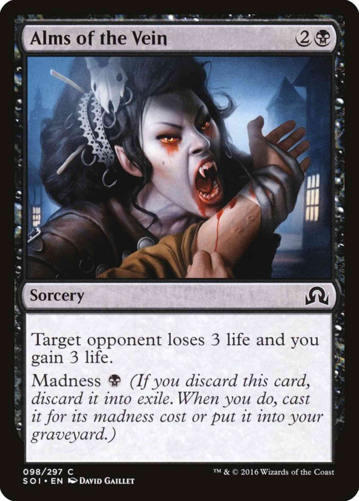 Alms of the Vein [98] [Shadows over Innistrad] [Non-Foil]
