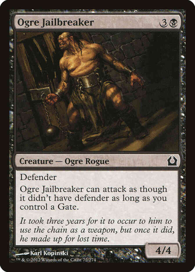 Ogre Jailbreaker [72] [Return To Ravnica] [Non-Foil]