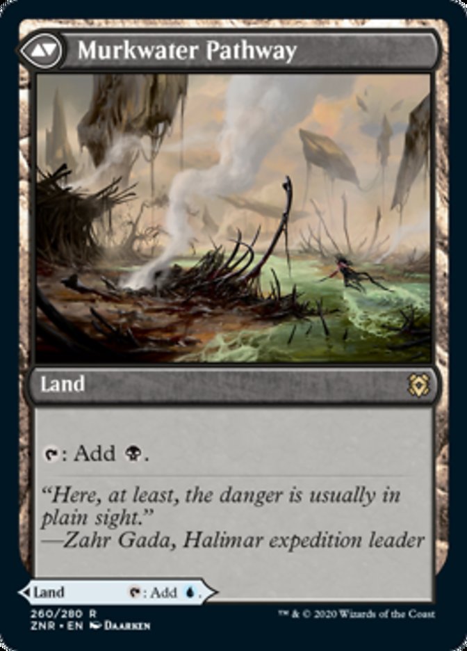 Clearwater Pathway // Murkwater Pathway [260] [Zendikar Rising] [Non-Foil]