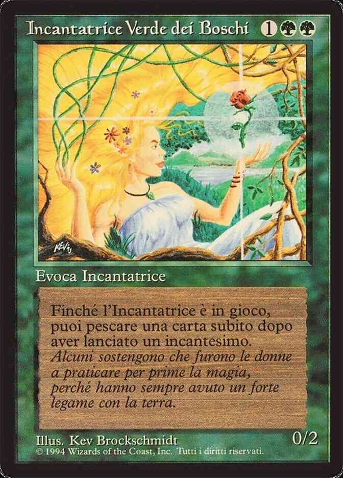Verduran Enchantress - Italian [223] [Foreign Black Border: Italian] [Non-Foil]