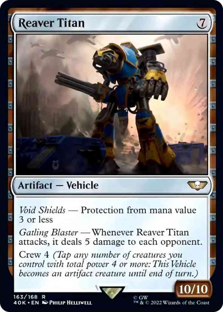 Reaver Titan [163] [Universes Beyond: Warhammer 40,000] [Non-Foil]
