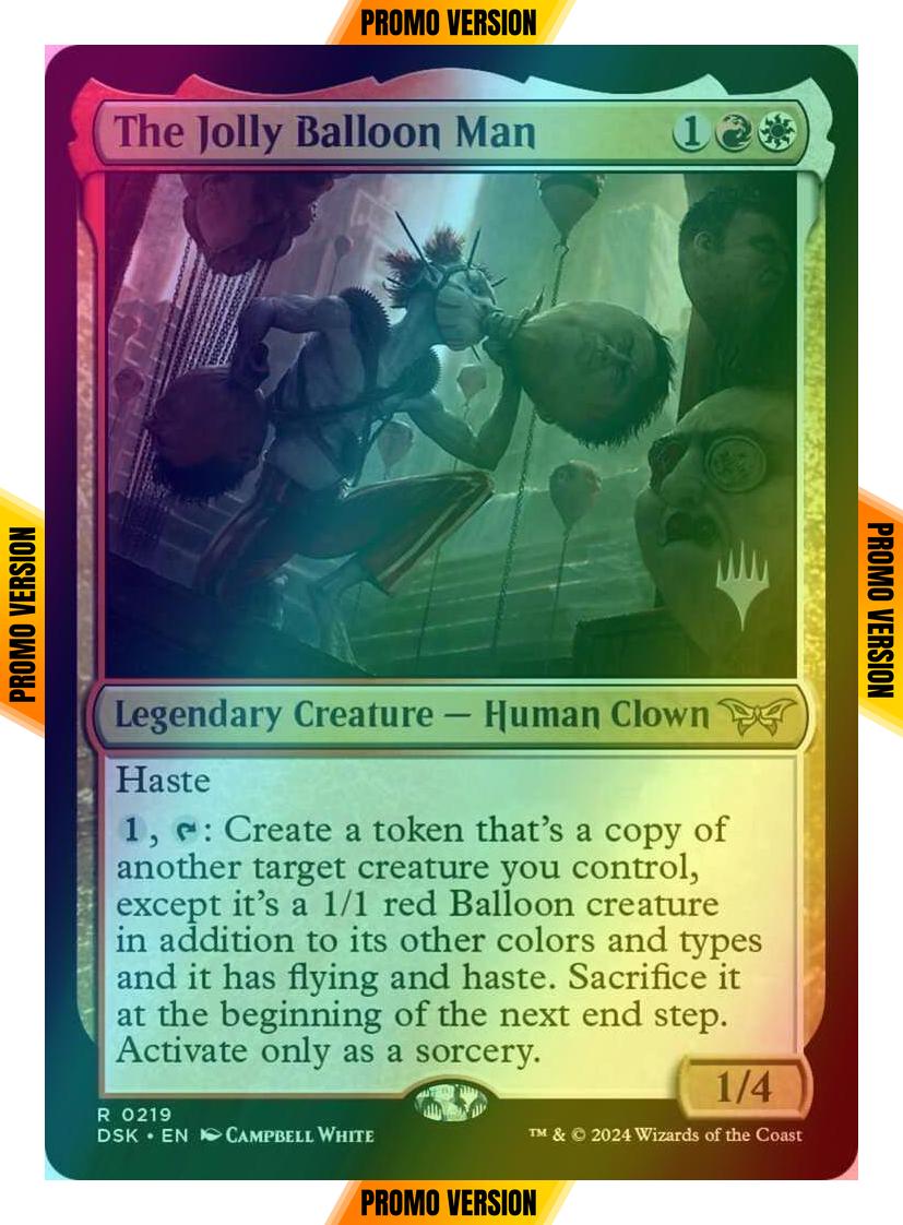 The Jolly Balloon Man [219p] [Promo Pack] [Duskmourn: House of Horror: Promos] [Foil]