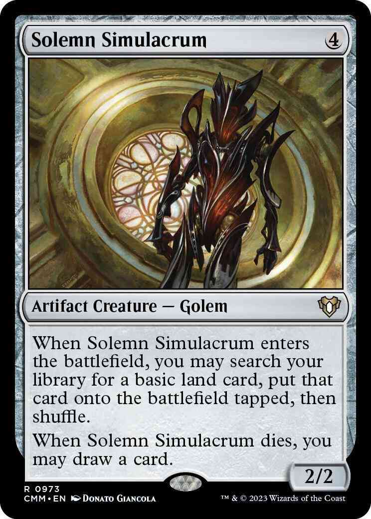 Solemn Simulacrum [973] [Commander Masters] [Non-Foil]