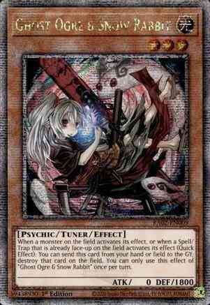 Ghost Ogre & Snow Rabbit - Alternate Art - RA02-EN009 - Quarter Century Secret Rare - 1st Edition