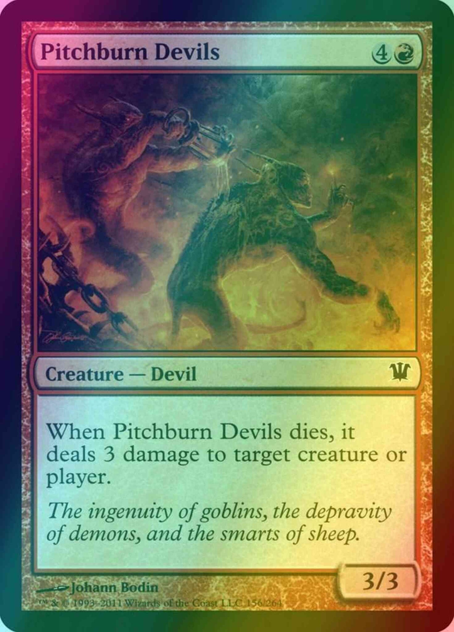 Pitchburn Devils [156] [Innistrad] [Foil]