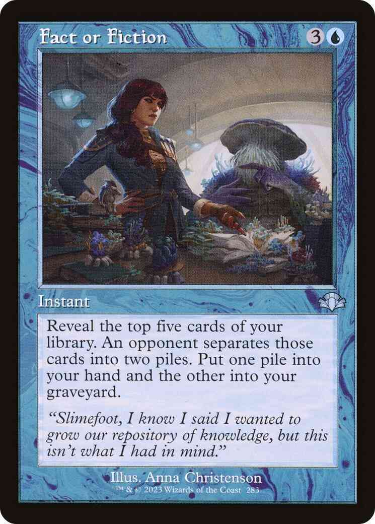 Fact or Fiction [283] [Retro Frame] [Dominaria Remastered] [Non-Foil]