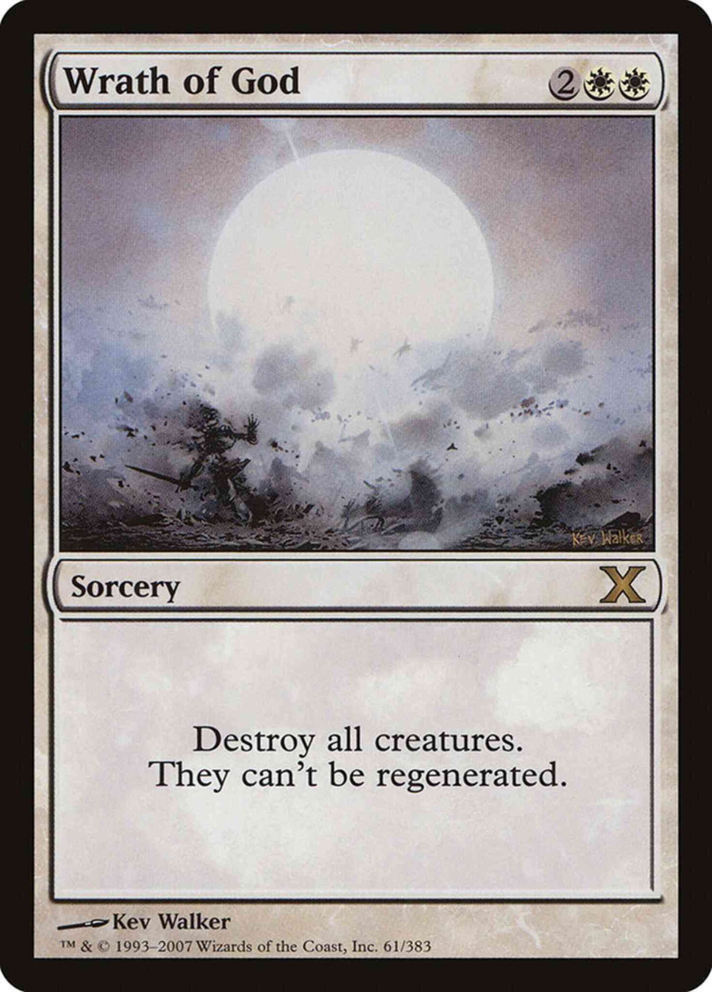 Wrath of God [61] [Tenth Edition] [Non-Foil]