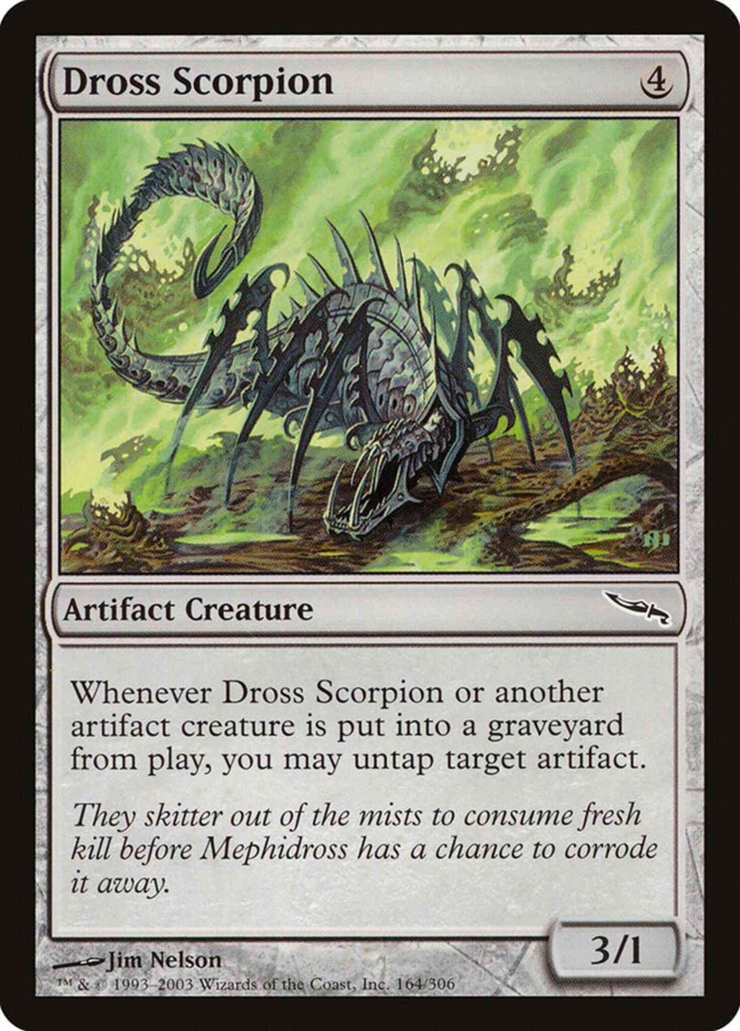 Dross Scorpion [164] [Mirrodin] [Non-Foil]