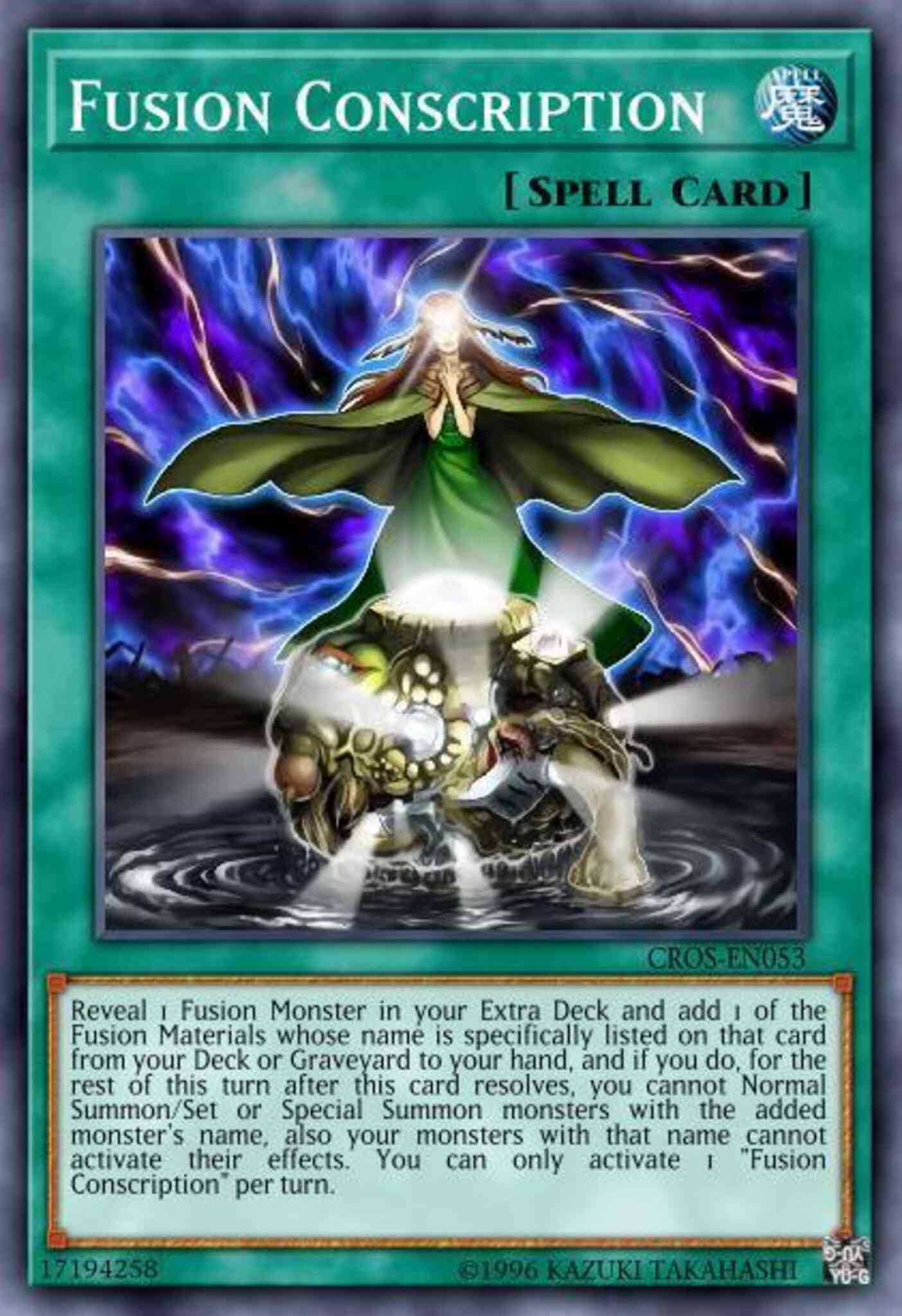 Fusion Conscription - MP16-EN024 - Rare - 1st Edition
