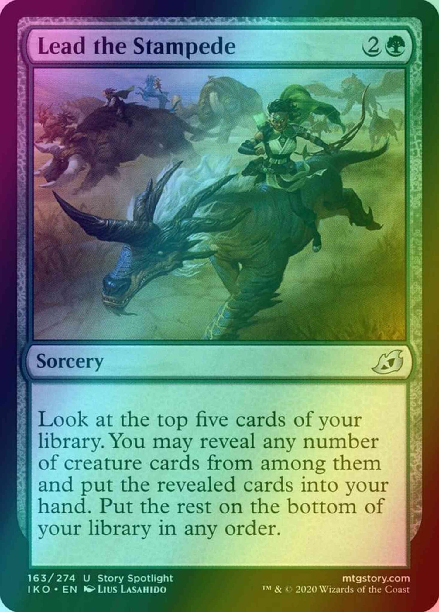 Lead the Stampede [163] [Ikoria: Lair of Behemoths] [Foil]