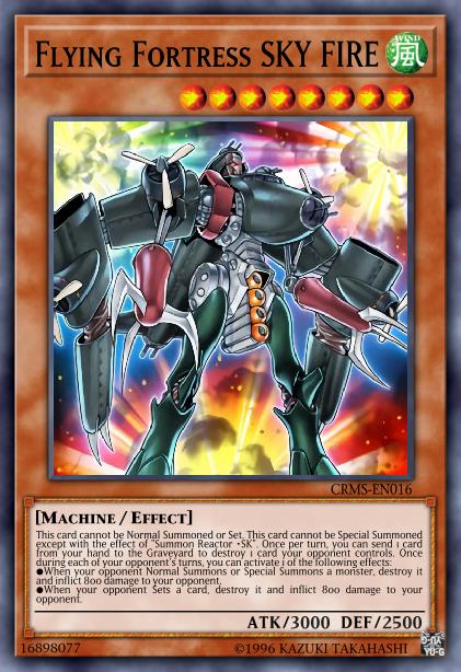 Flying Fortress SKY FIRE - CRMS-EN016 - Rare - Unlimited