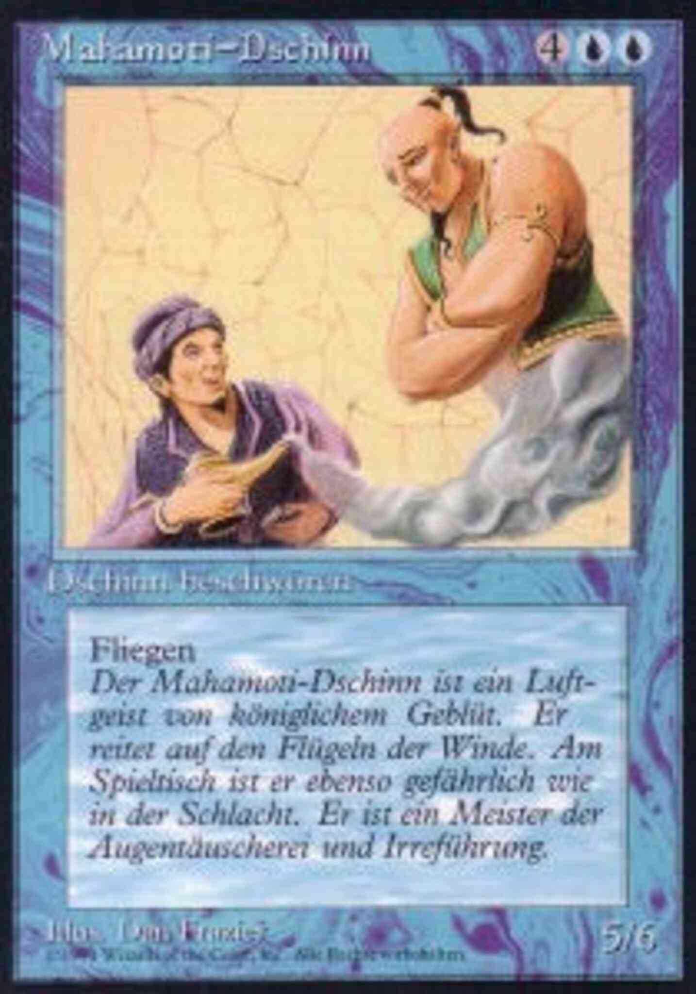 Mahamoti Djinn - German [66] [Foreign Black Border: German] [Non-Foil]