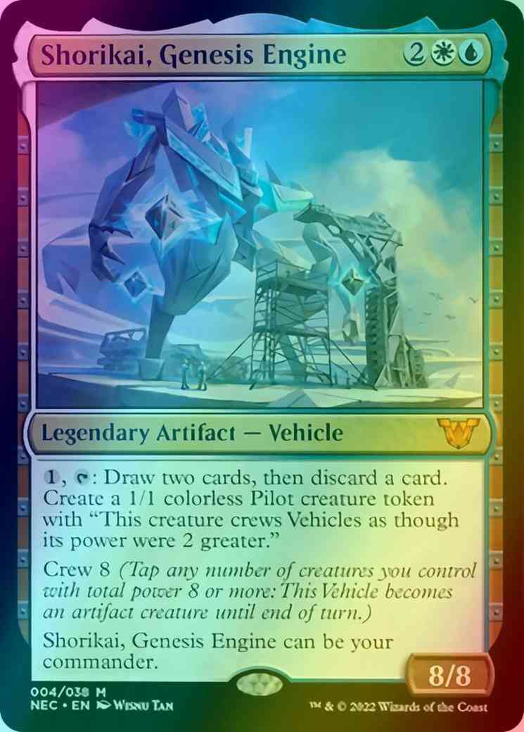 Shorikai, Genesis Engine [4] [Kamigawa: Neon Dynasty: Commander] [Foil]