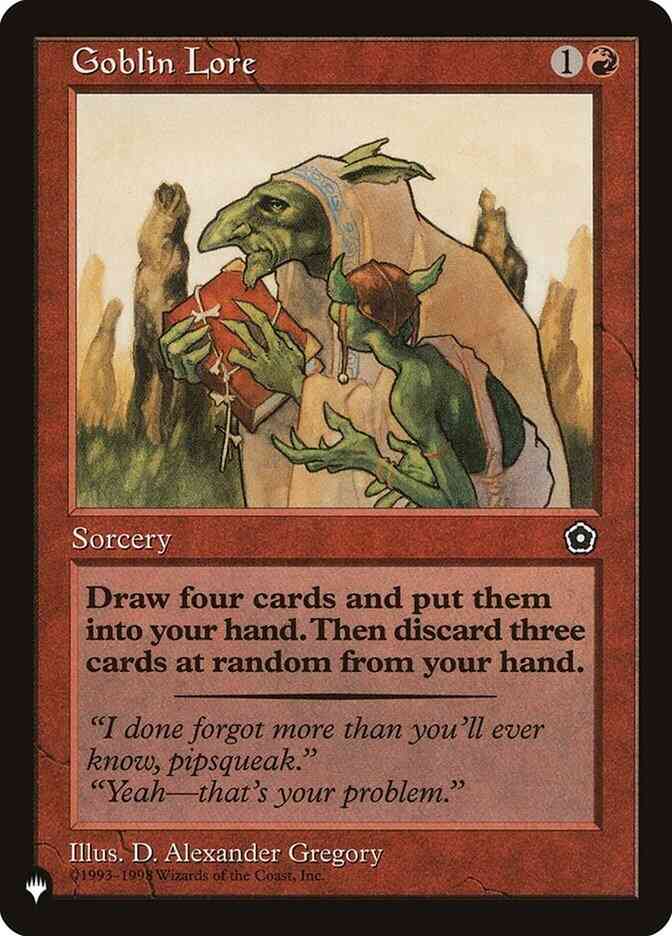Goblin Lore [P02-99] [The List] [Non-Foil]