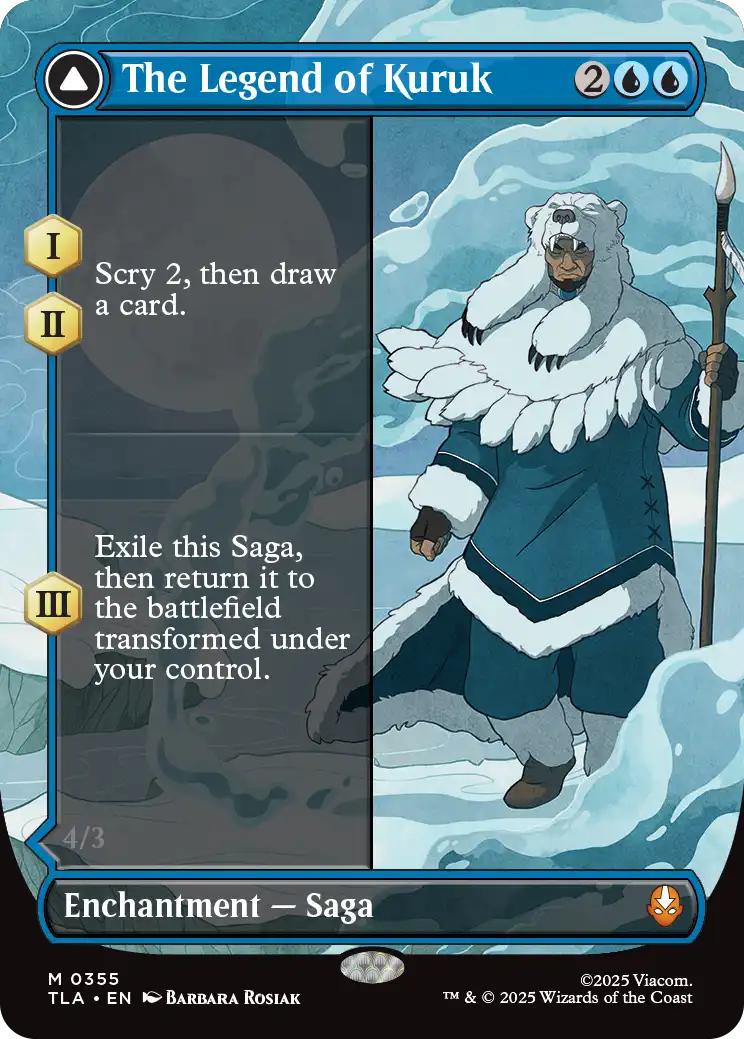 The Legend of Kuruk // Avatar Kuruk [355] [Borderless] [Avatar: The Last Airbender] [Non-Foil]