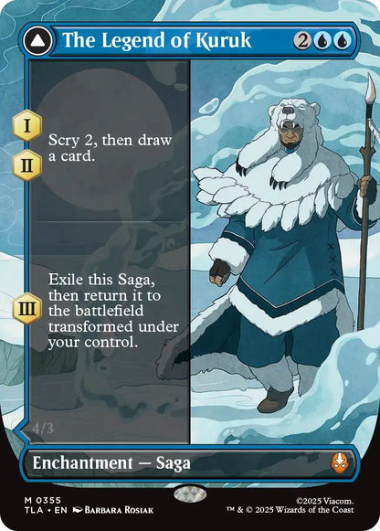 The Legend of Kuruk // Avatar Kuruk [355] [Borderless] [Avatar: The Last Airbender] [Non-Foil]