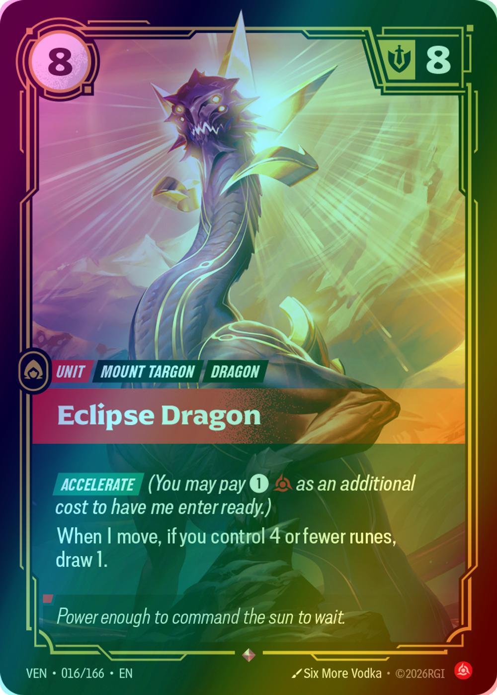 Eclipse Dragon - 016/166 [Vendetta] [Foil]