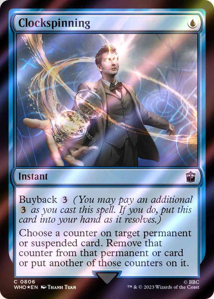 Clockspinning [806] [Universes Beyond: Doctor Who] [Surge Foil]