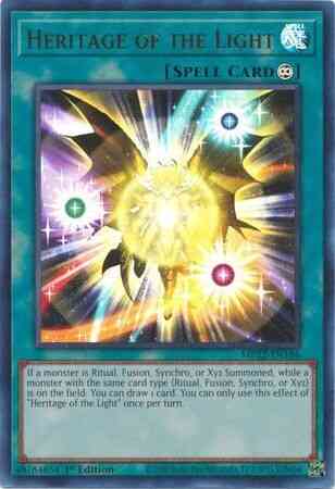 Heritage of the Light - MP22-EN186 - Ultra Rare - 1st Edition