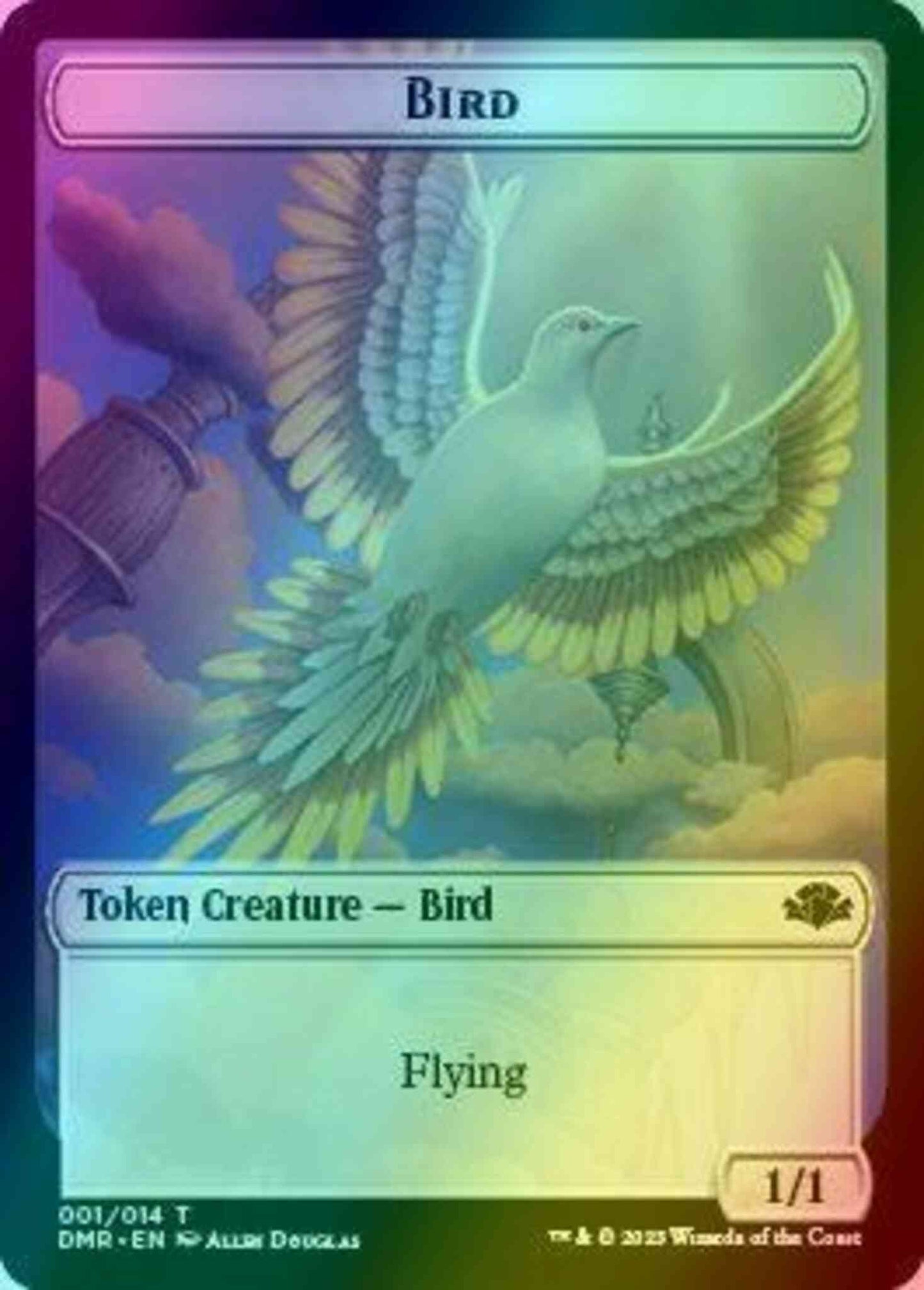 Bird Token (01) // Goblin Token (07) [Dominaria Remastered: Tokens] [Foil]