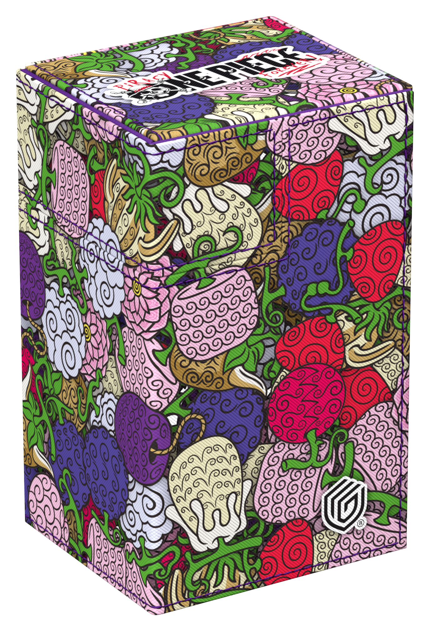 Ultimate Guard Flip'n'Tray Deck Case - 80+ - One Piece - Devil Fruit Pattern