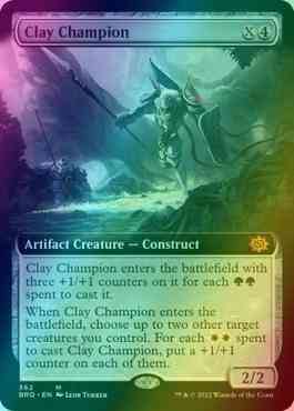 Clay Champion [362] [Extended Art] [The Brothers' War] [Foil]
