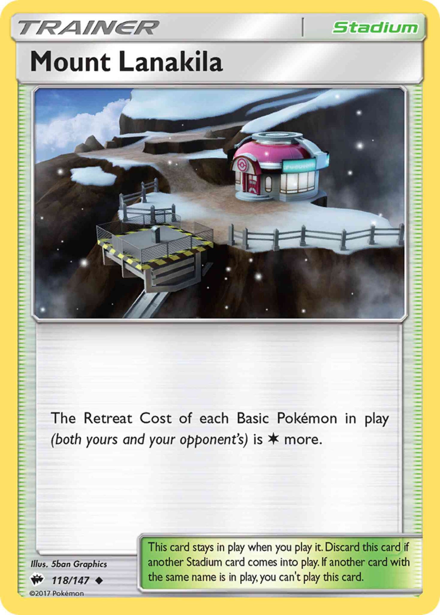 Mount Lanakila - 118/147 - Uncommon [sm3-118] [Non-Holo]