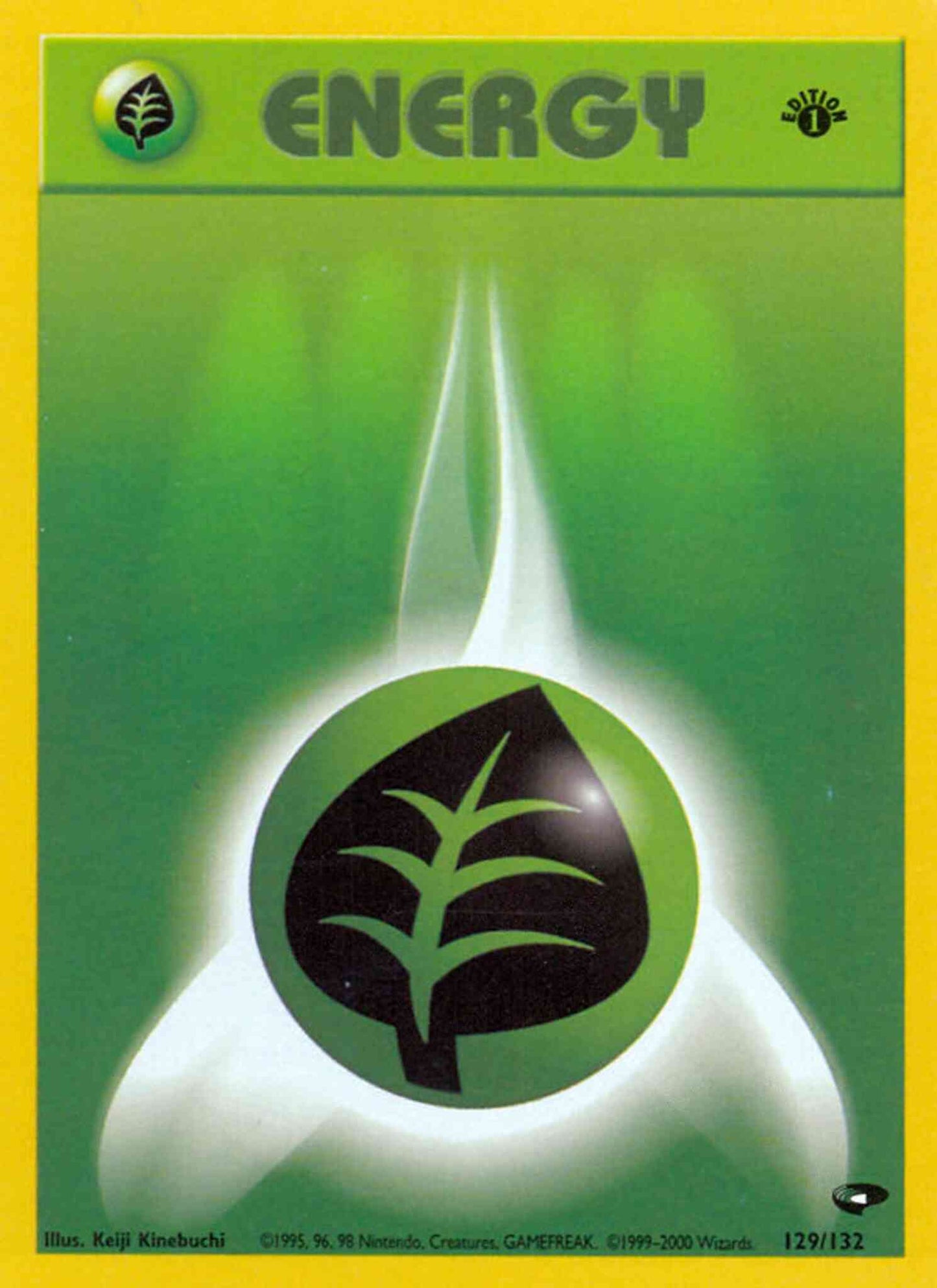 Grass Energy - 129/132 - Common - 1st Edition [gym2-129] [Non-Holo]
