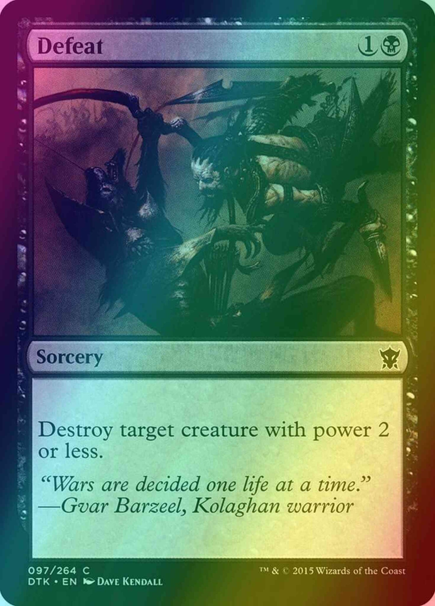 Defeat [97] [Dragons Of Tarkir] [Foil]