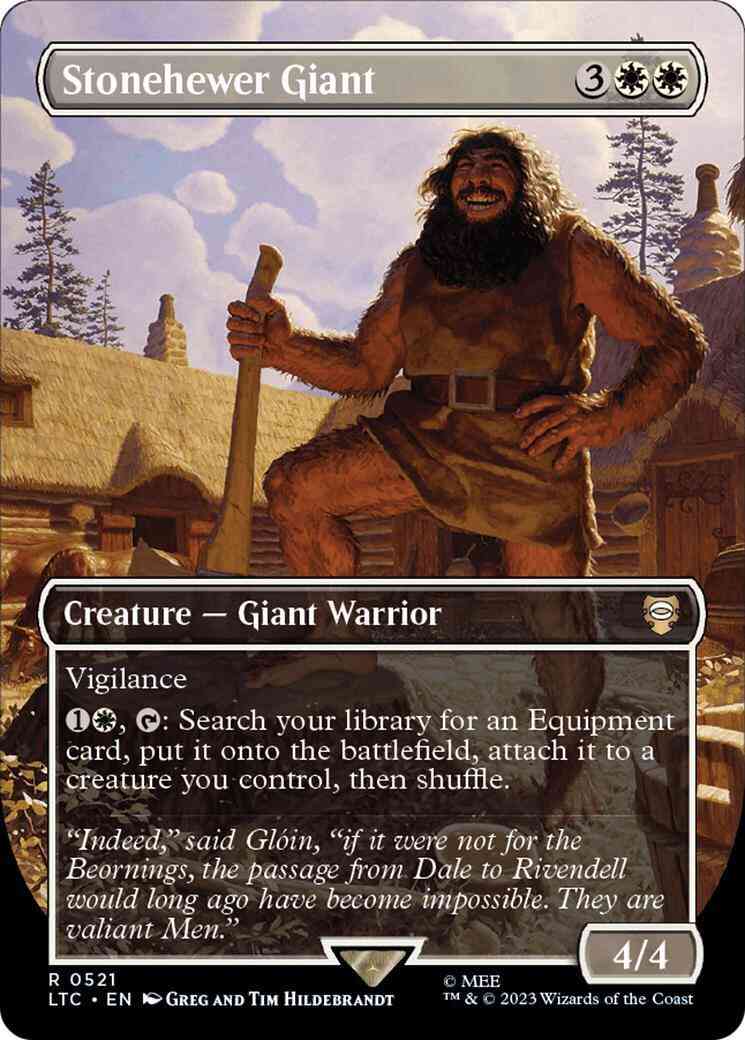 Stonehewer Giant [521] [Borderless] [The Lord of the Rings: Tales of Middle-earth: Commander] [Non-Foil]