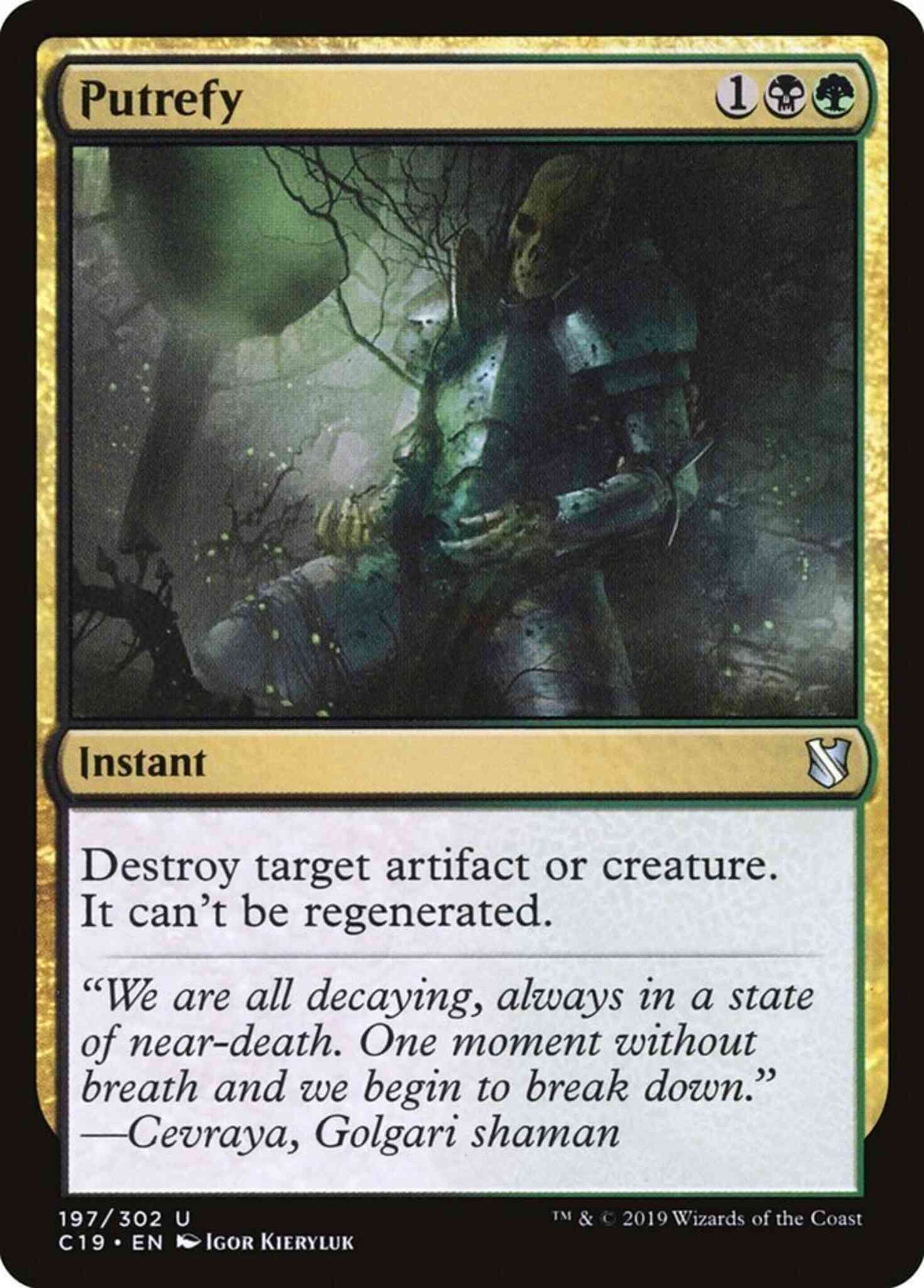 Putrefy [197] [Commander 2019] [Non-Foil]
