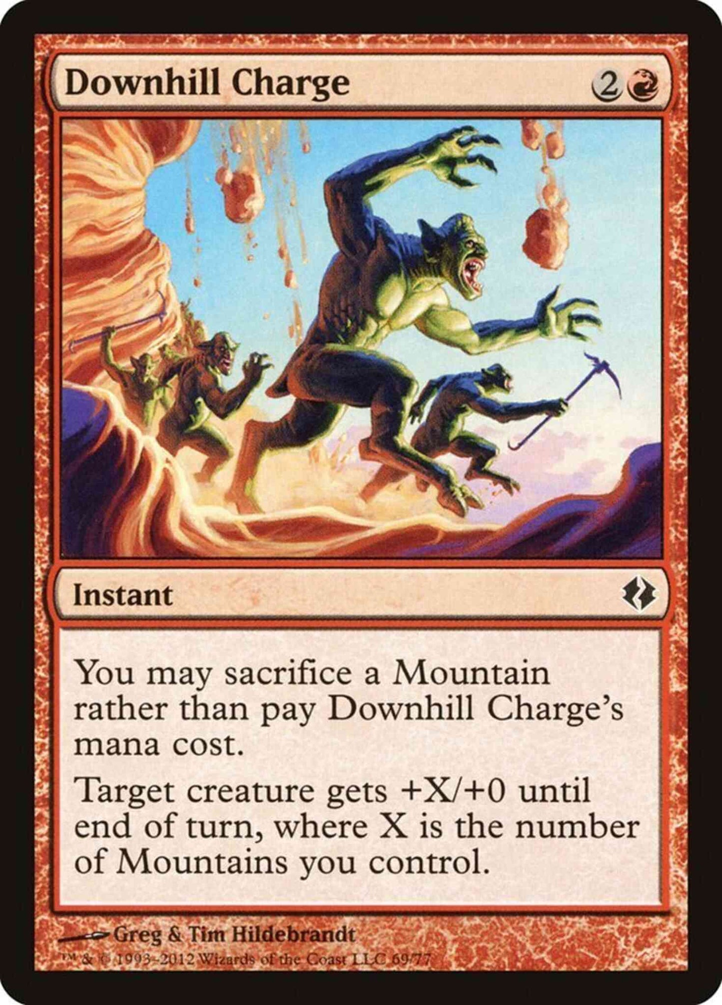 Downhill Charge [69] [Duel Decks Venser vs Koth] [Non-Foil]