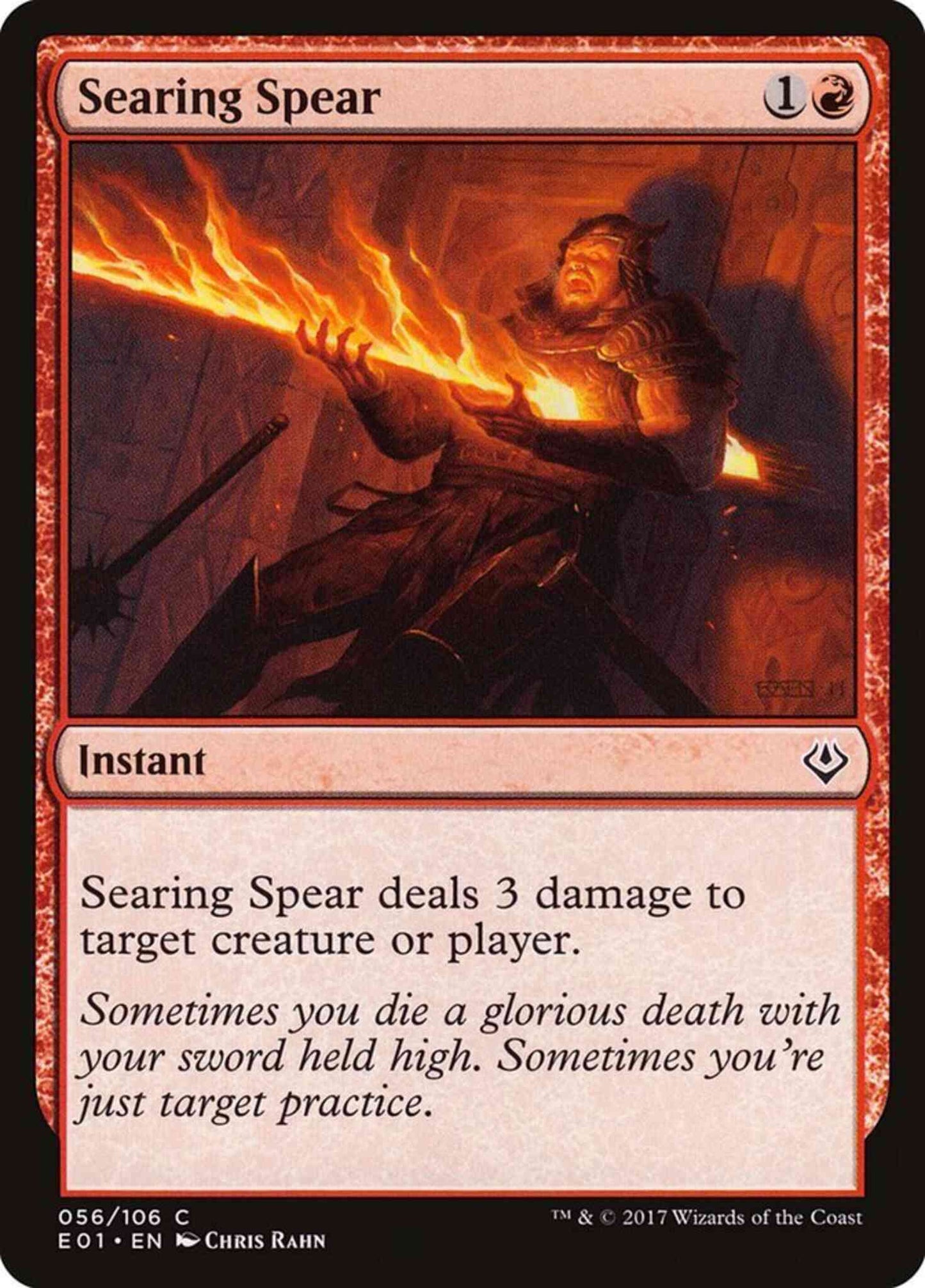 Searing Spear [56] [Archenemy: Nicol Bolas] [Non-Foil]