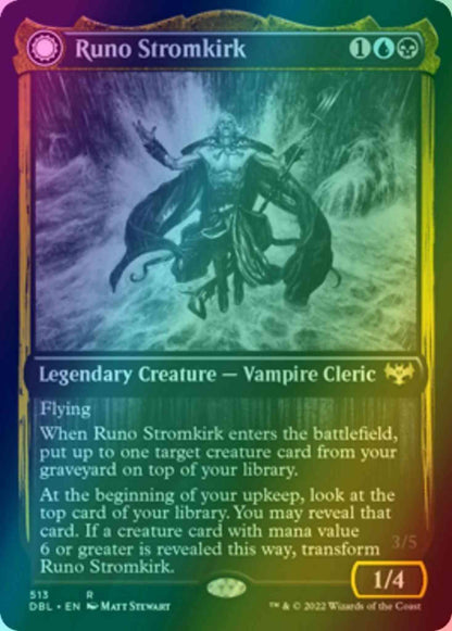 Runo Stromkirk // Krothuss, Lord of the Deep [513] [Innistrad: Double Feature] [Foil]