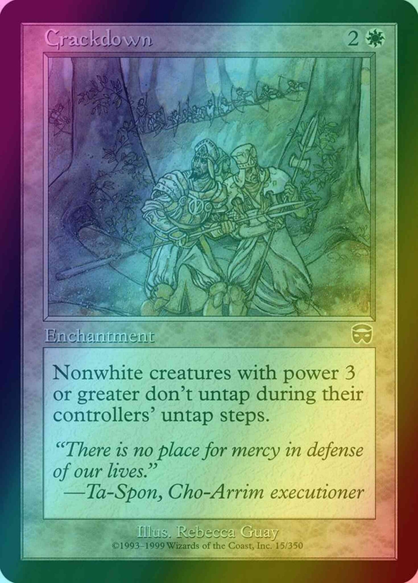 Crackdown [15] [Mercadian Masques] [Foil]