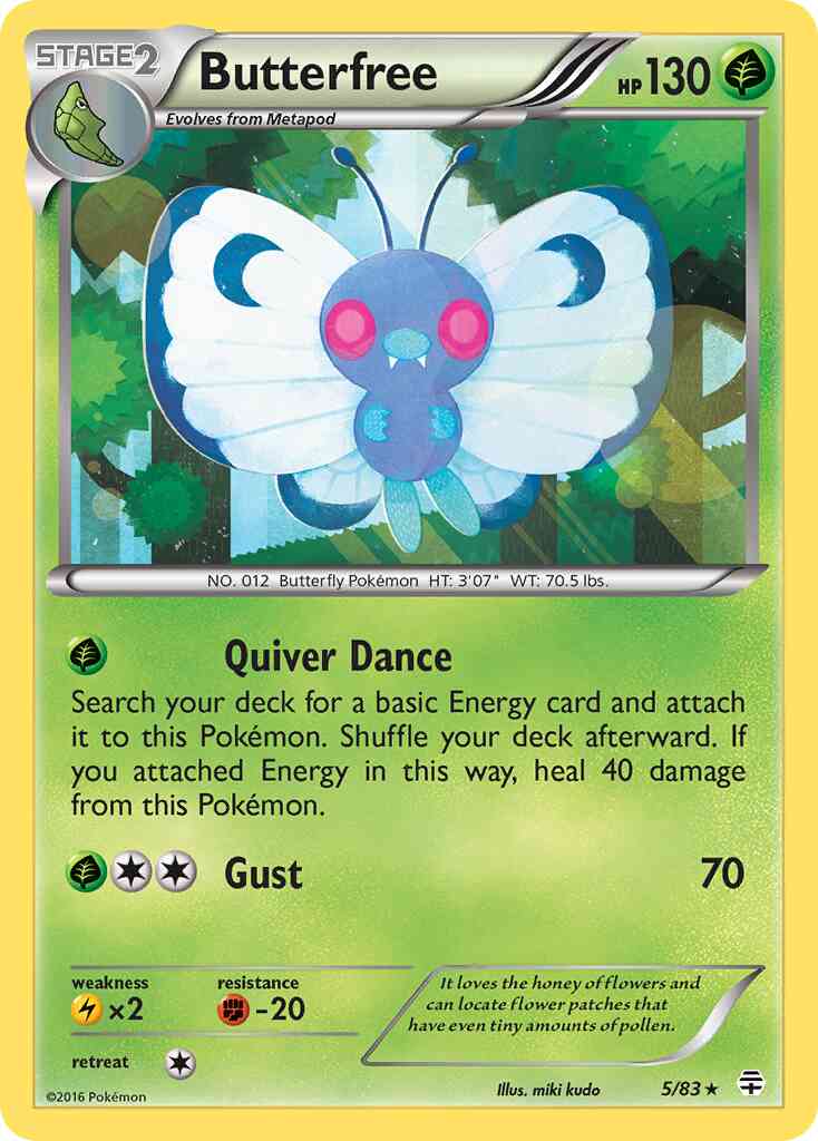 Butterfree - 5/83 - Rare Holo [g1-5] [Holo]
