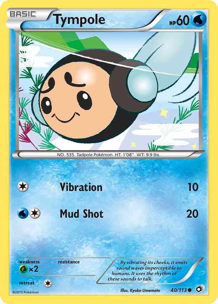 Tympole - 40/113 - Common [bw11-40] [Reverse Holo]