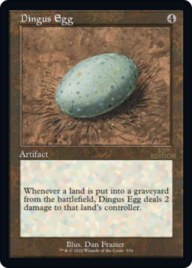 Dingus Egg [534] [Retro Frame] [30th Anniversary Edition] [Non-Foil]