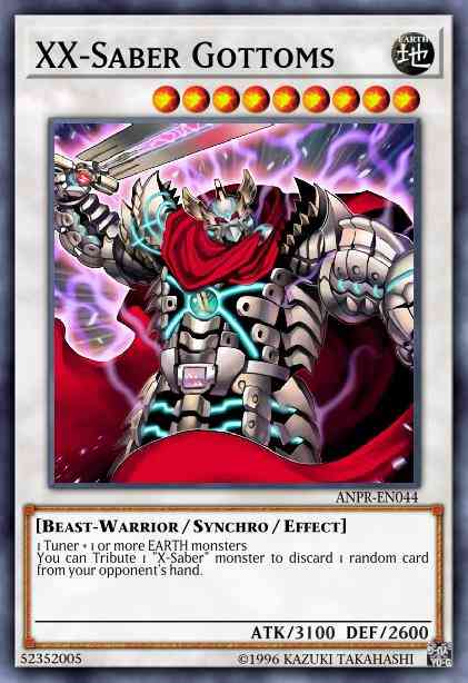 XX-Saber Gottoms - ANPR-EN044 - Ultra Rare - 1st Edition