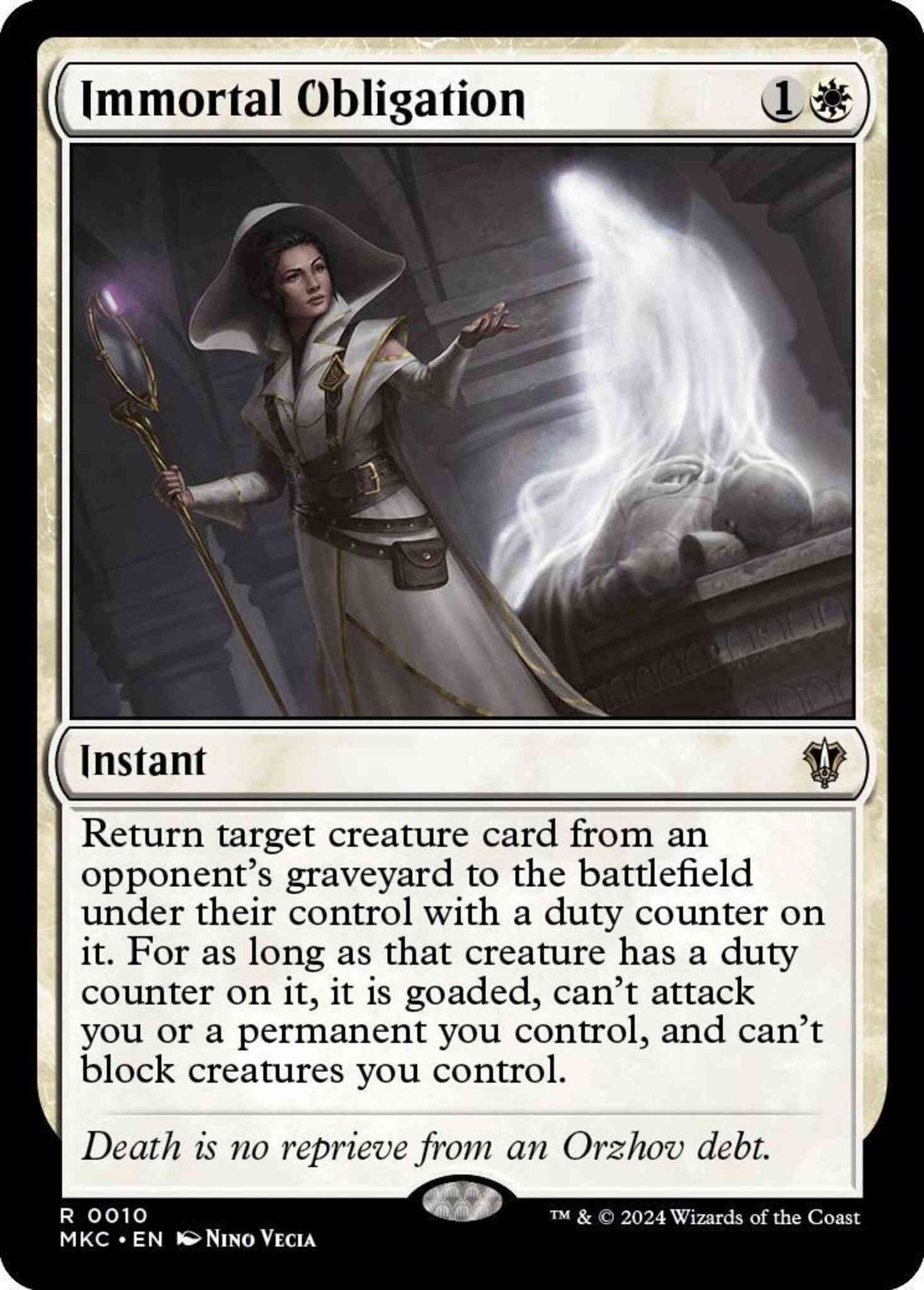 Immortal Obligation [10] [Murders at Karlov Manor: Commander] [Non-Foil]
