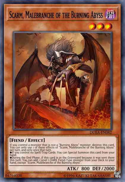 Scarm, Malebranche of the Burning Abyss - AP07-EN007 - Super Rare - Unlimited