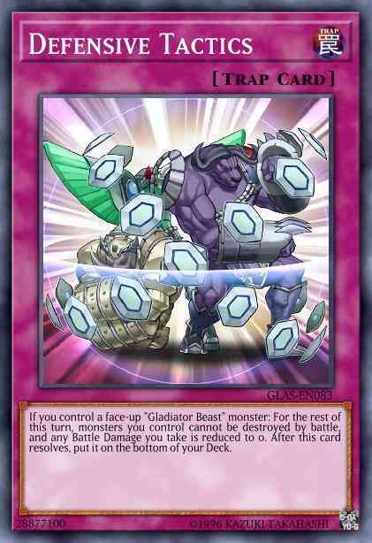 Defensive Tactics - GLAS-EN083 - Ultimate Rare - Unlimited