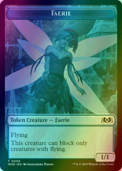 Faerie Token (05) // Food Token (13) [Wilds of Eldraine: Tokens] [Foil]