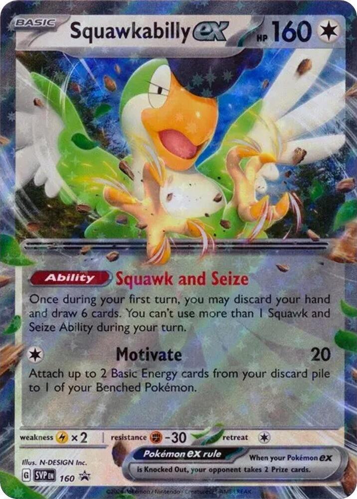 Squawkabilly ex - 160 - Promo [svp-160] [Ultra]