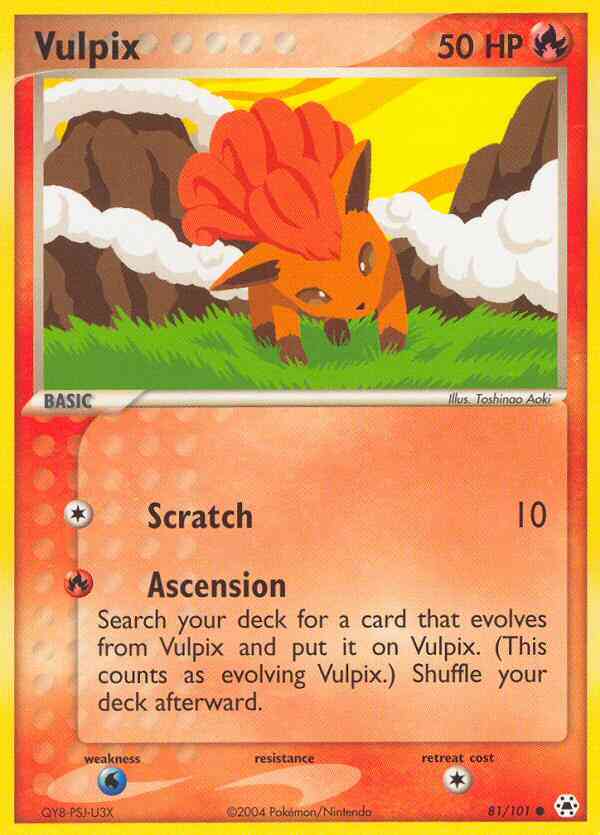 Vulpix - 81/101 - Common [ex5-81] [Reverse Holo]