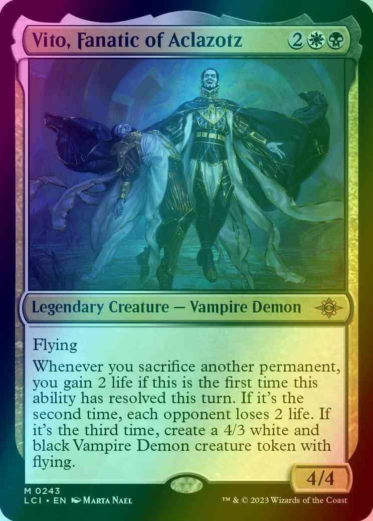 Vito, Fanatic of Aclazotz [243] [The Lost Caverns of Ixalan] [Foil]