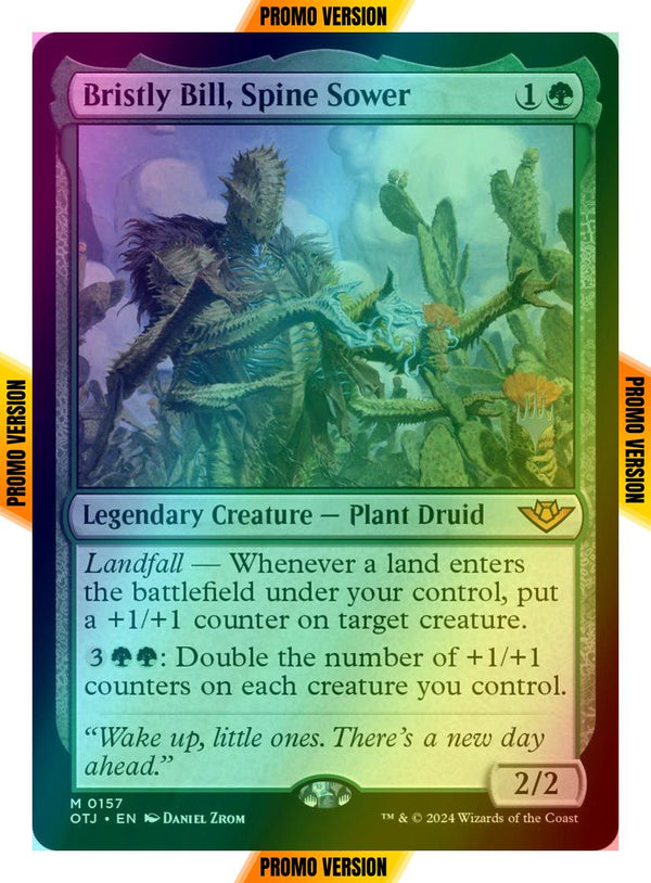 Bristly Bill, Spine Sower [157p] [Promo Pack] [Outlaws of Thunder Junction: Promos] [Foil]