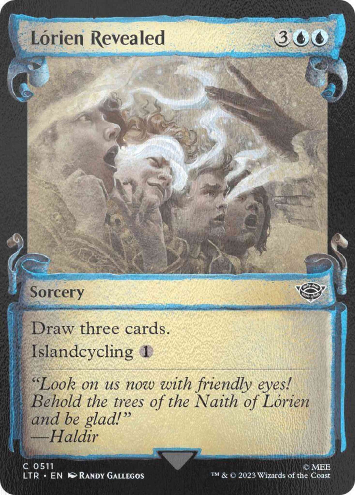 Lórien Revealed [511] [Scrolls Showcase] [The Lord of the Rings: Tales of Middle-earth] [Silver Foil]
