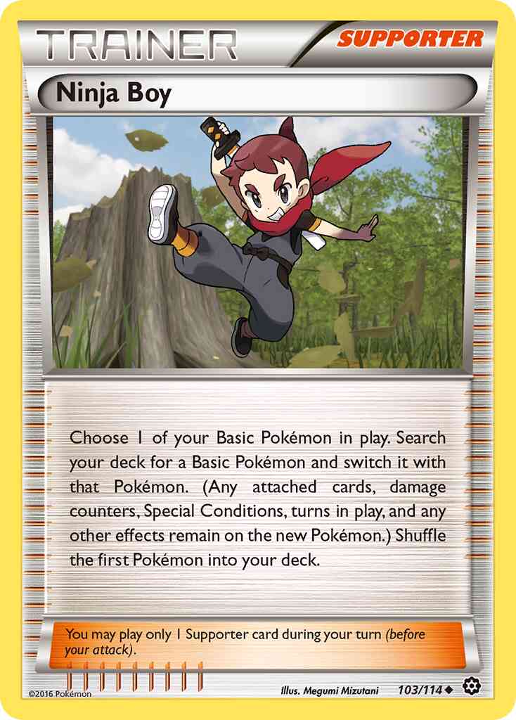 Ninja Boy - 103/114 - Uncommon [xy11-103] [Non-Holo]